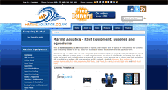 Desktop Screenshot of marineaquatics.co.uk